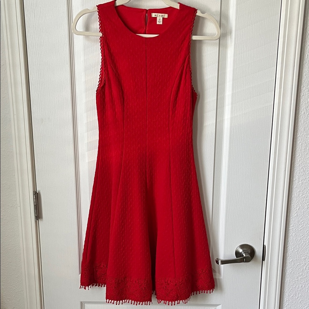 Red dress